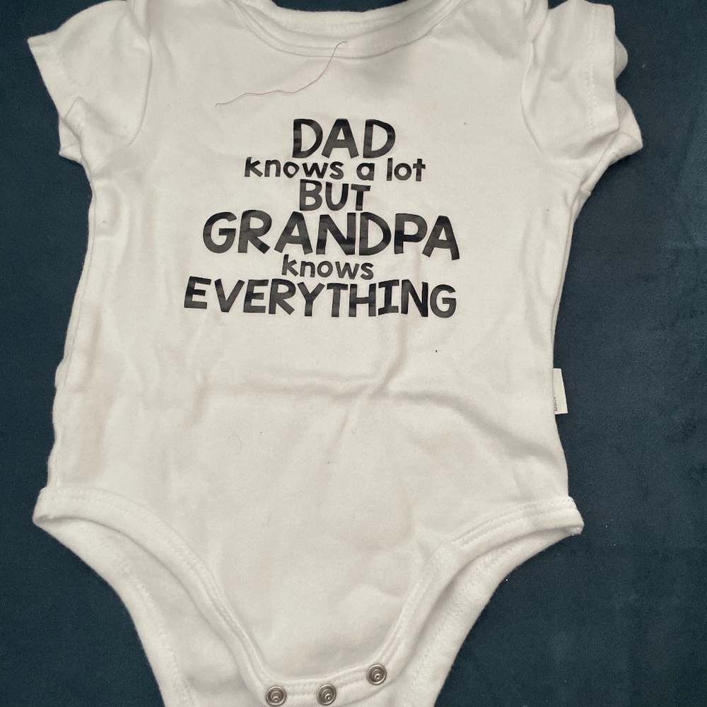 White baby one piece